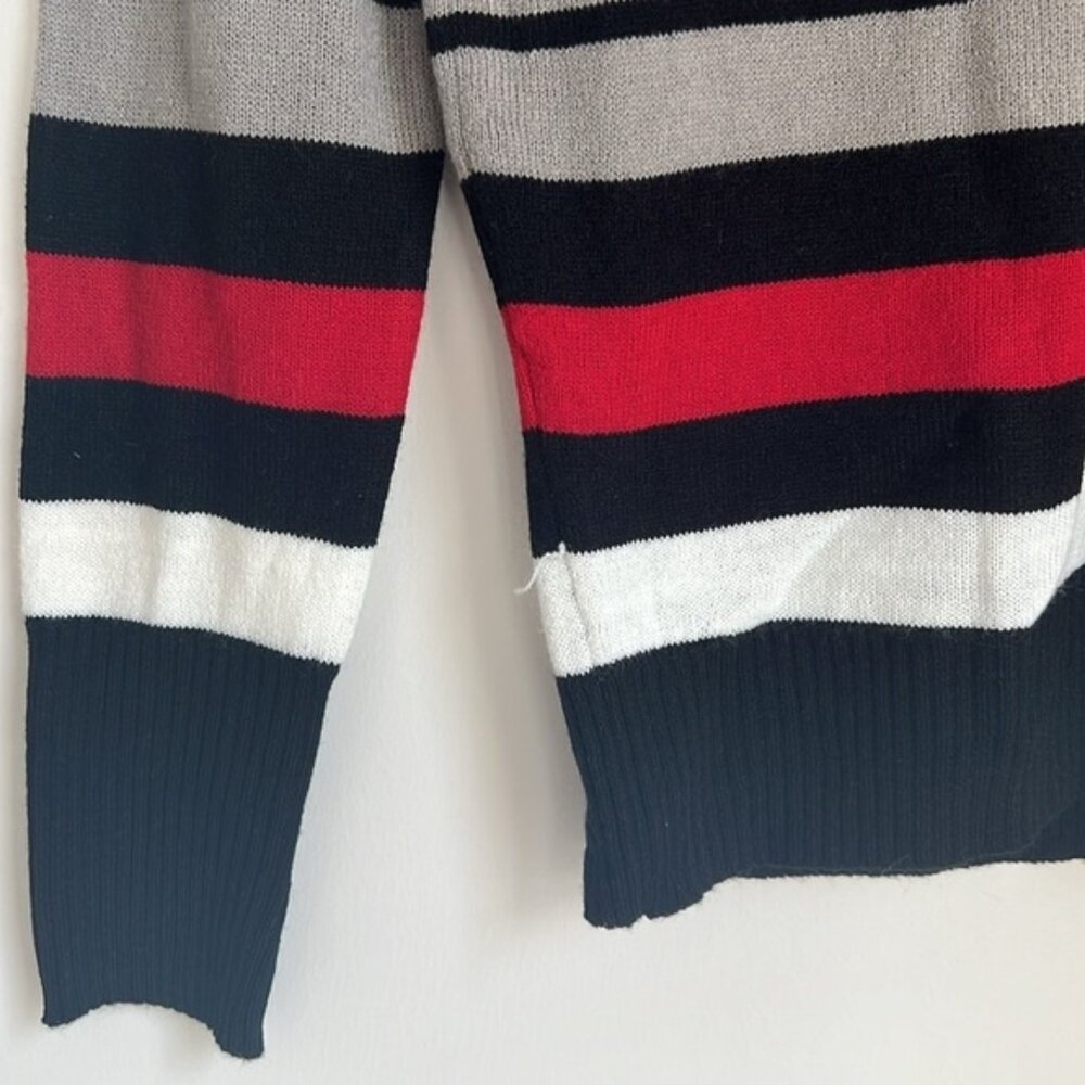 Majore Striped Button Down Sweater - image 3